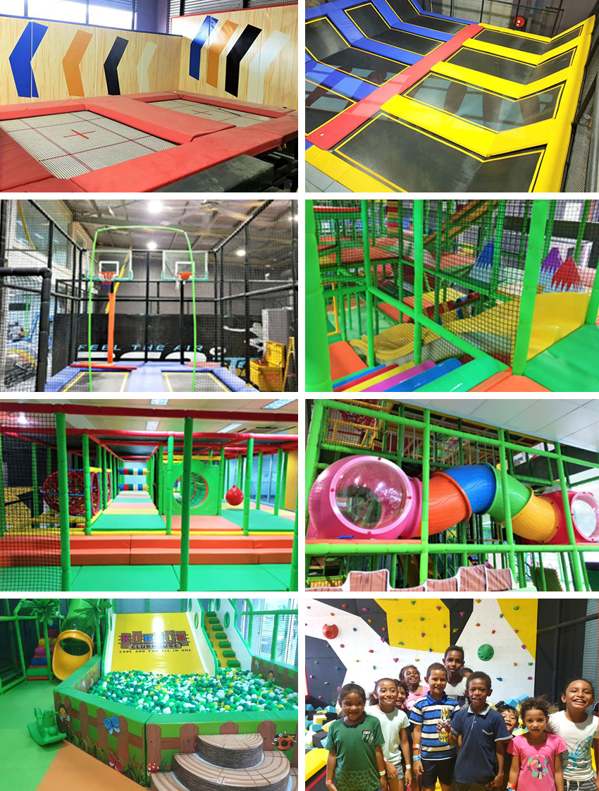 廣州蹦床廠家，巴布亞新幾內(nèi)亞淘氣堡和蹦床項(xiàng)目